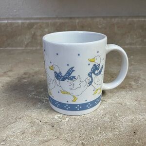 Vintage Country Goose Ceramic Mug